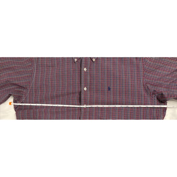 Ralph Lauren Blake Collection Men's Large 100% Cotton Plaid Short Sleeve Shirt - Picture 6 of 6
